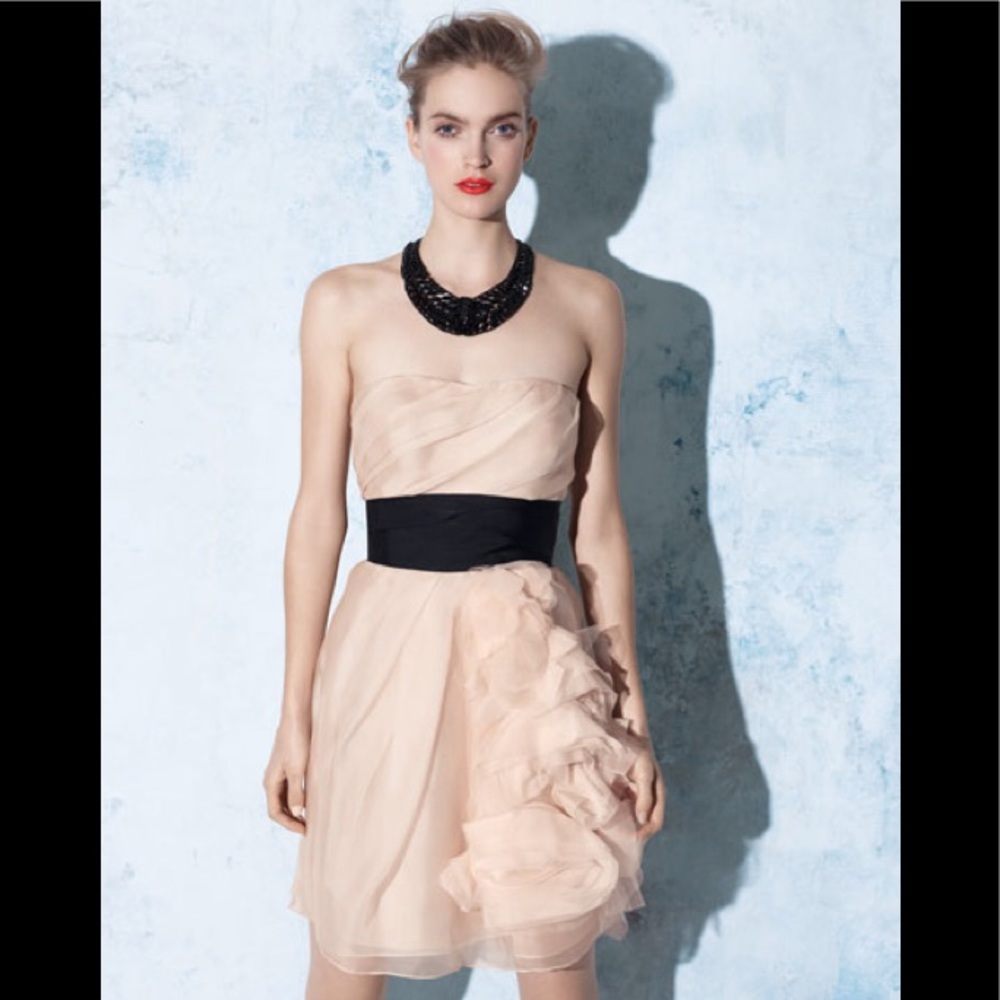 Vera Wang Strapless Dress